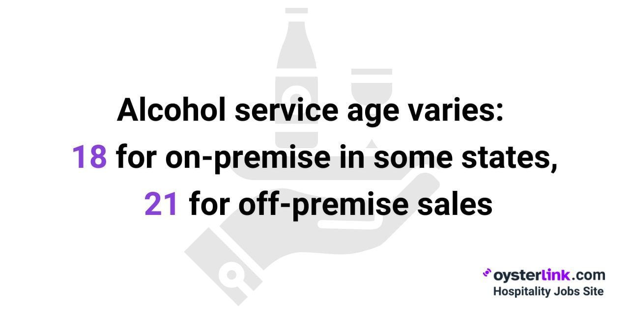 how alcohol service age varies